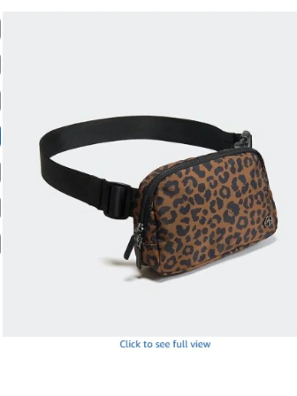 Pander Nylon Fanny Pack for Women, Two-Way Zipper Crossbody Bag | 1L nylon belt